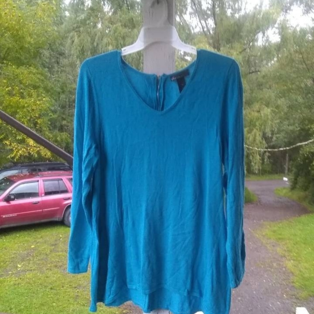 **Lane Bryant Turquoise Sweater Tunic